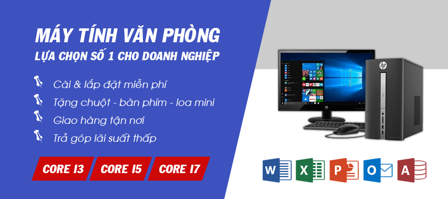 Banner máy tính bộ văn phòng