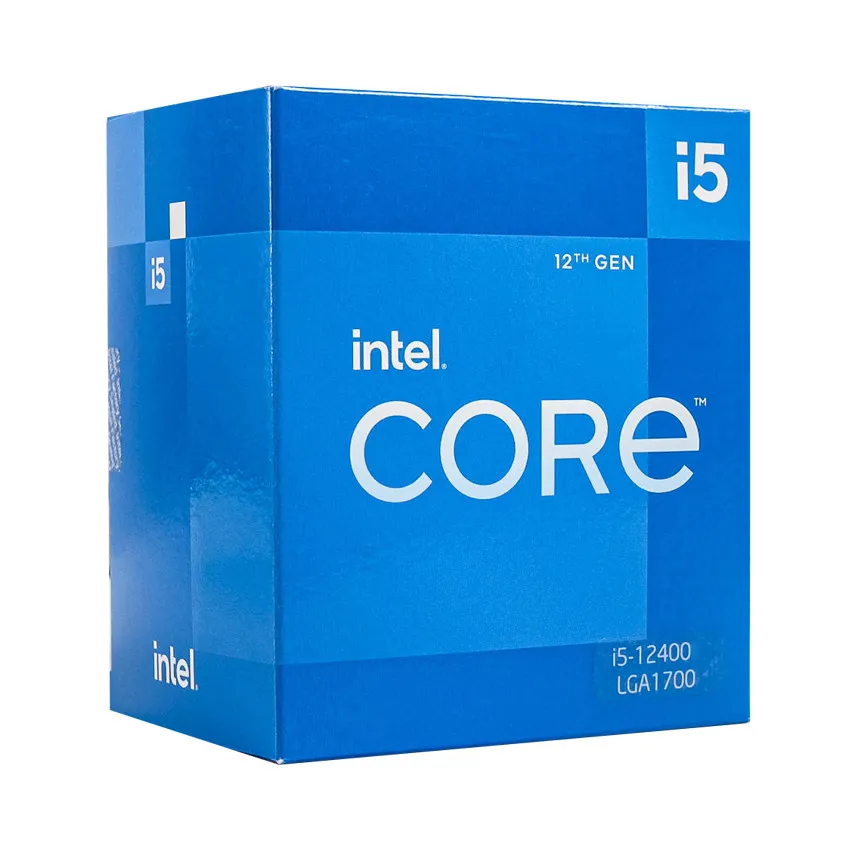 CPU Intel Core i5-12400 (6C/12T, 2.50 GHz Up to 4.40 GHz, 18MB) - NEW FullBox Chính hãng, Bảo hành 36 tháng