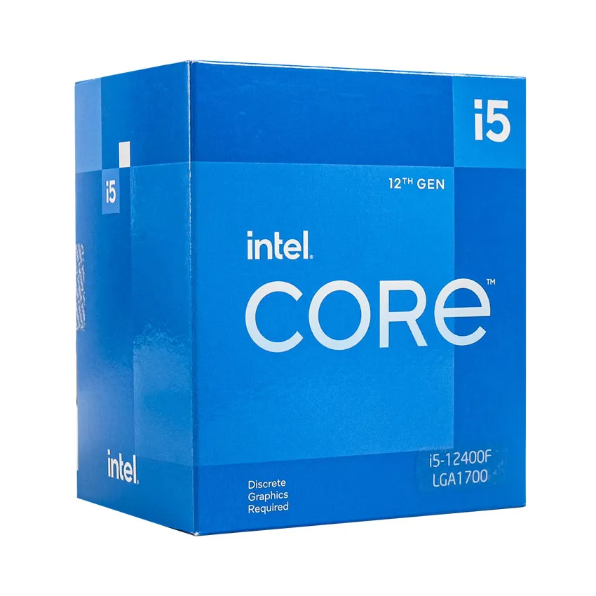 CPU Intel Core i5-12400F (6C/12T, 2.60 GHz Up to 4.40 GHz, 18MB) - NEW FullBox Chính hãng, Bảo hành 36 tháng