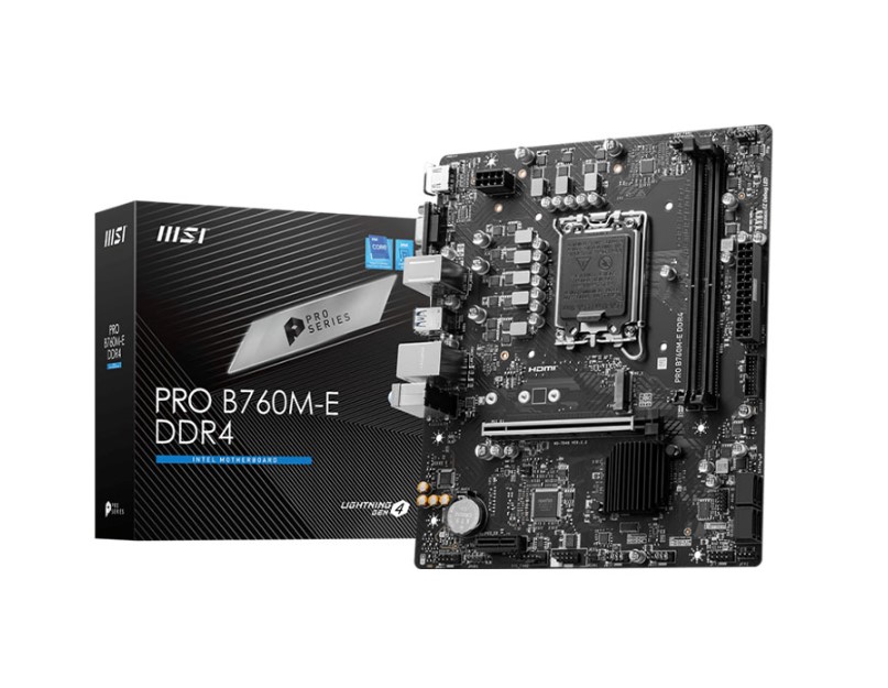 MAINBOARD MSI PRO B760M-E DDR4