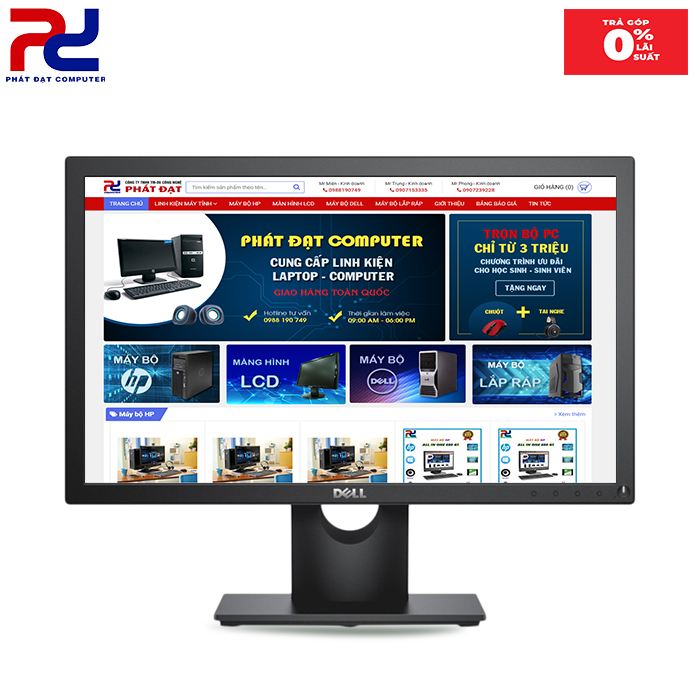 Màn hình DELL 20INCH 2016 - HÀNG RENEW FULLBOX
