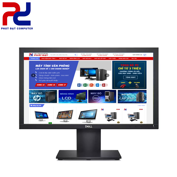 Màn hình DELL E1912H - RENEW Chính Hãng, Bảo Hành 12 tháng