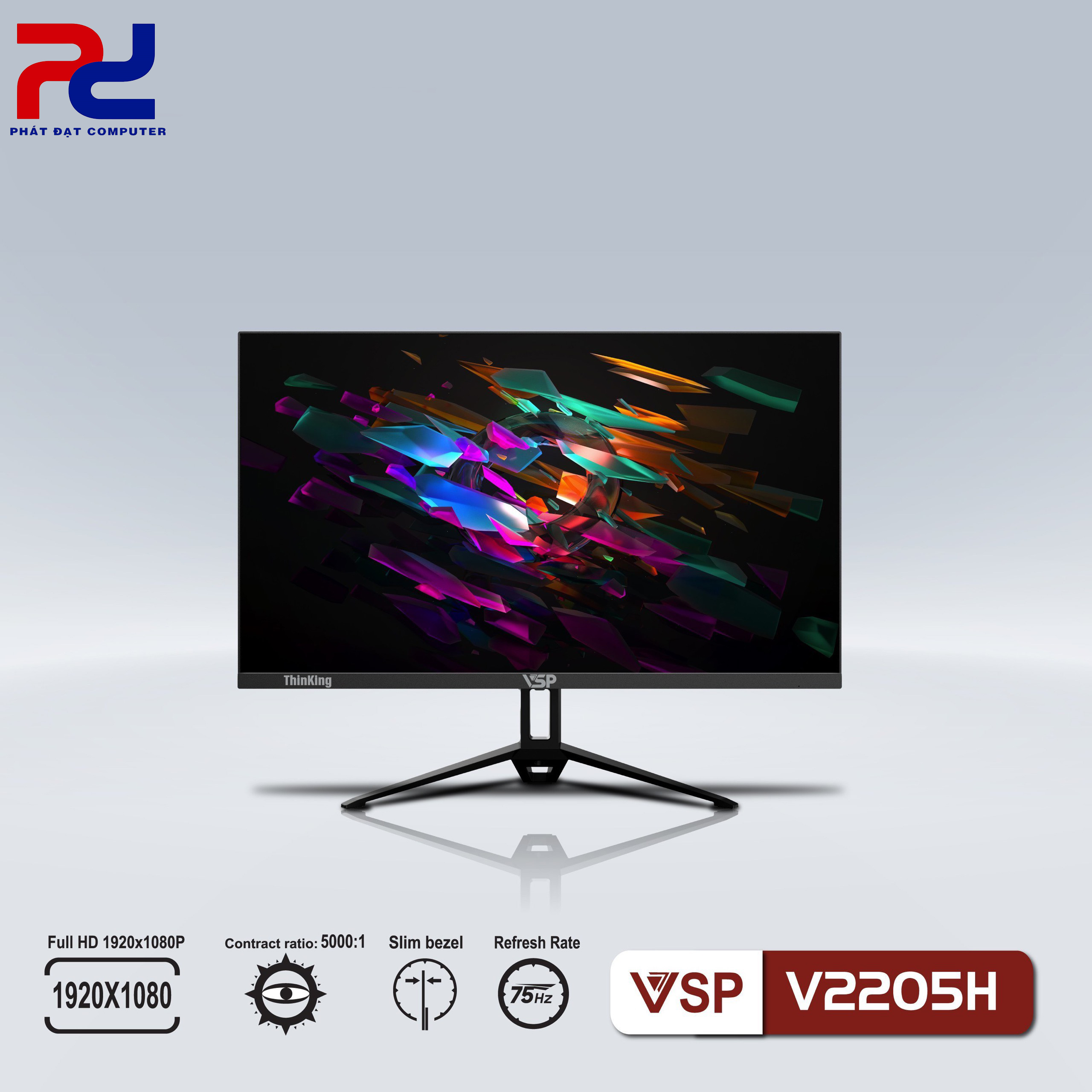 Màn hình LED monitor VSP V2205H 22inch New FullBox bảo hành 24 tháng