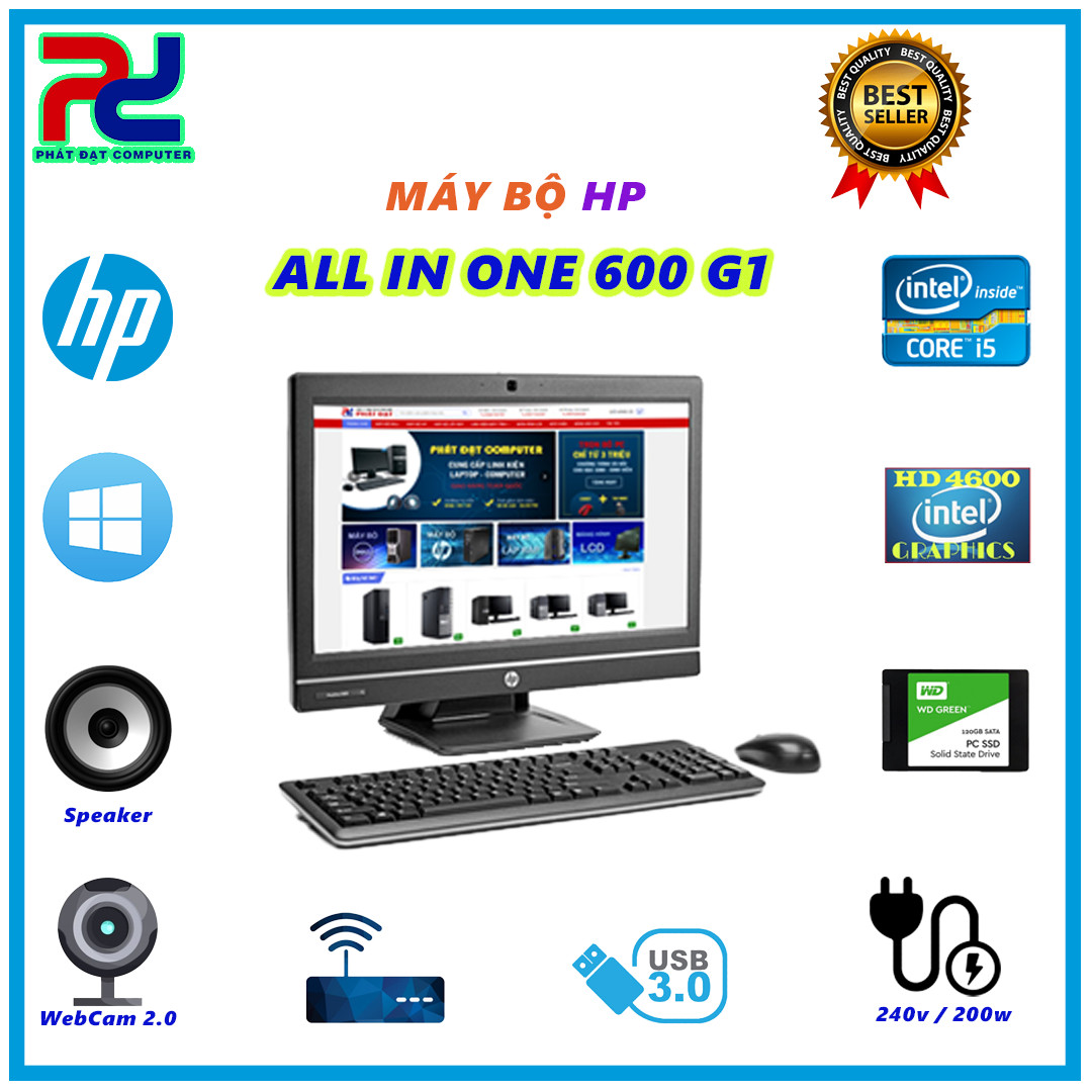 Máy bộ HP ProOne 600G1 ALL IN ONE + I7-4xxx