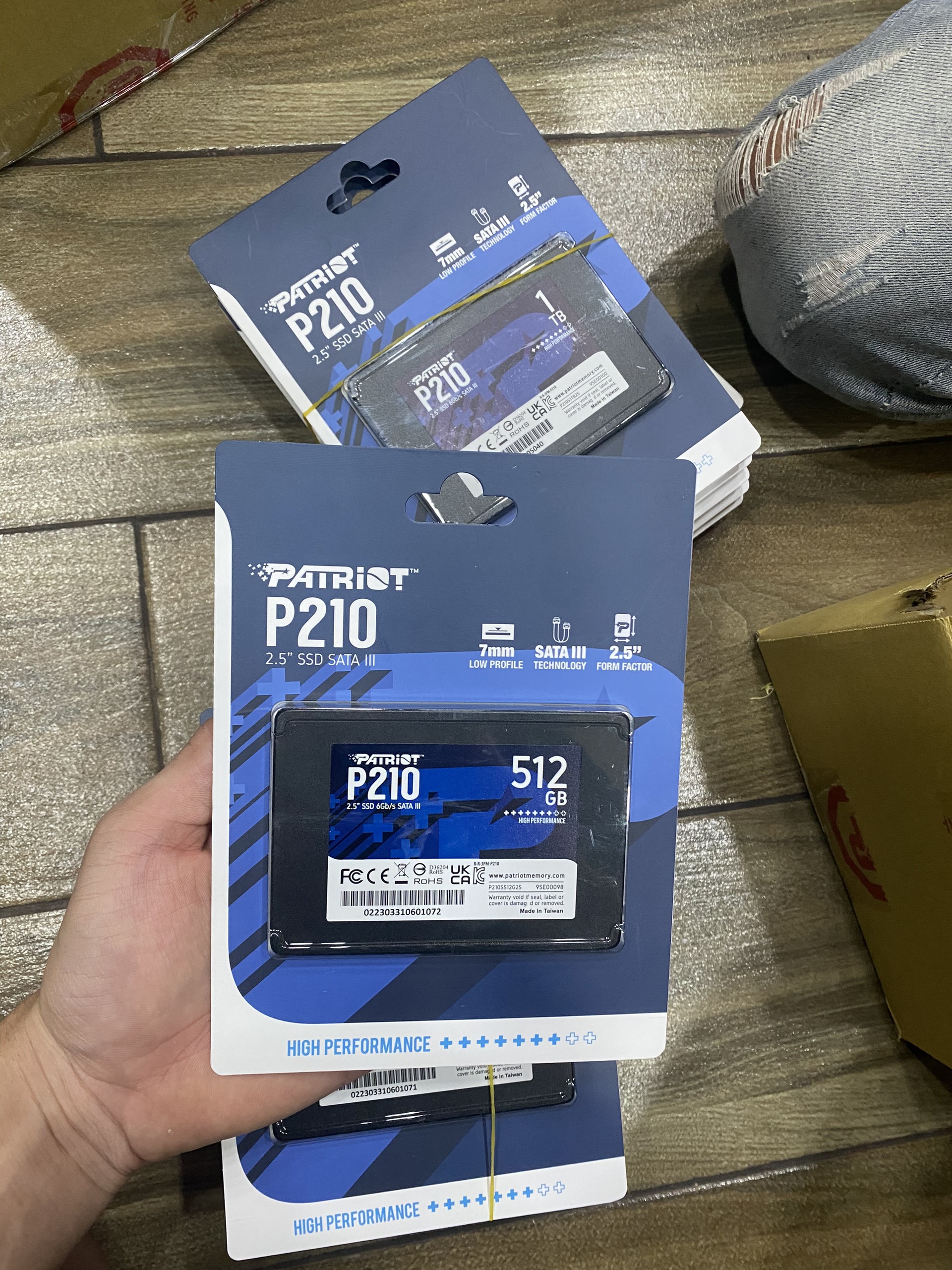 Ổ cứng SSD PATRIOT 512GB P210 SATA3 2.5 inch - Chính hãng bảo hành 3 năm