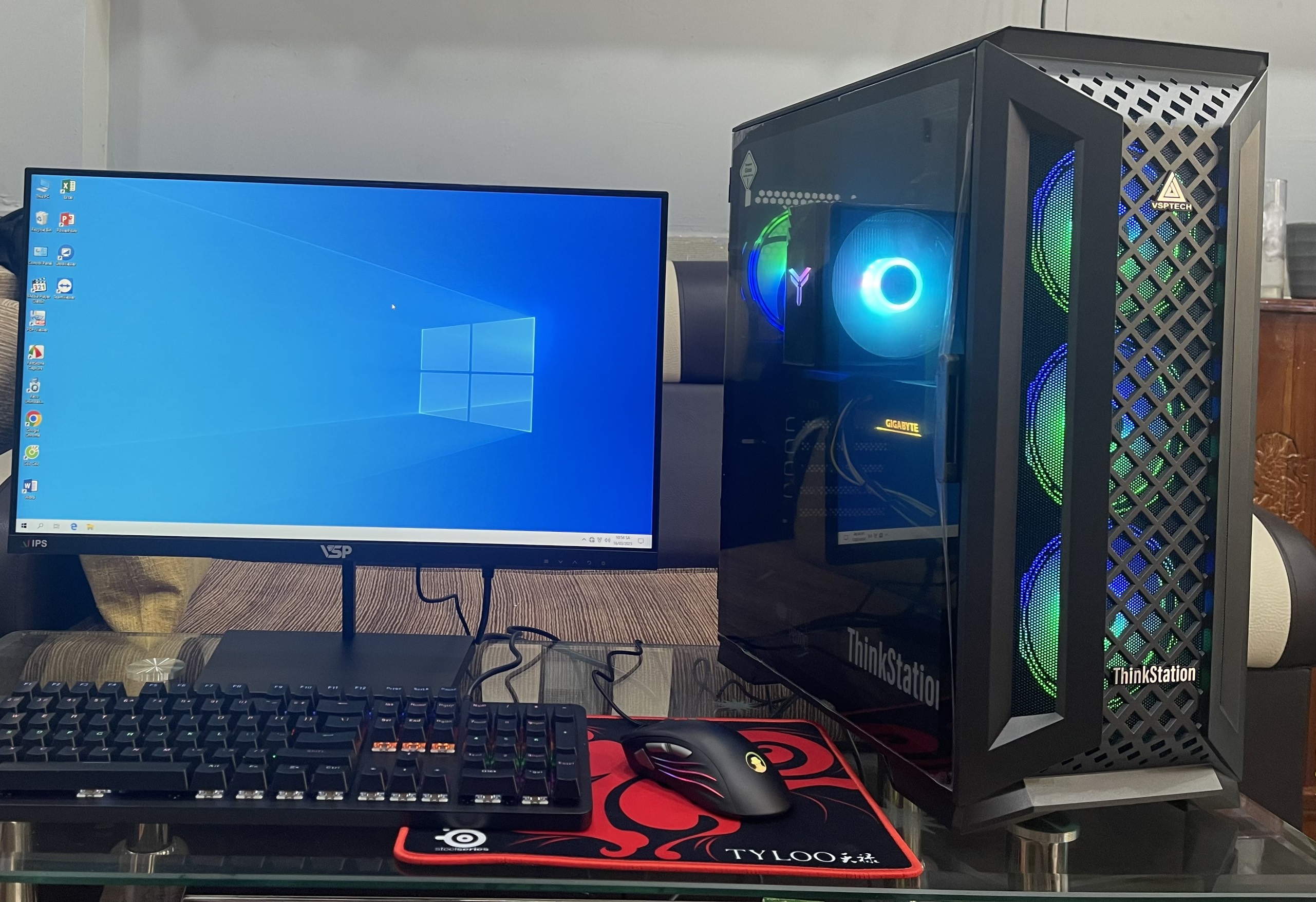 PC-GAMING PD03 / CPU i5 9400F | RAM 16GB | SSD 256GB | VGA MSI 1660s 6GB